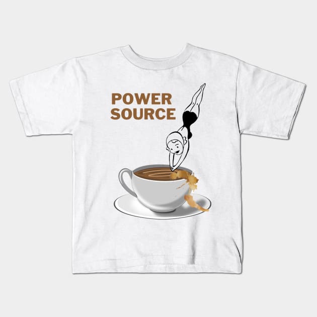 Coffee lovers t-shirt Kids T-Shirt by s-ch10